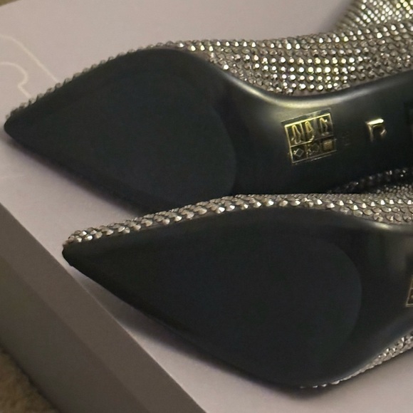 NIB - Lola Cruz silver studded boots - size 39 or US 8 - Picture 10 of 13
